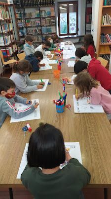 Talleres infantiles en la kultur etxea de Turtzioz.