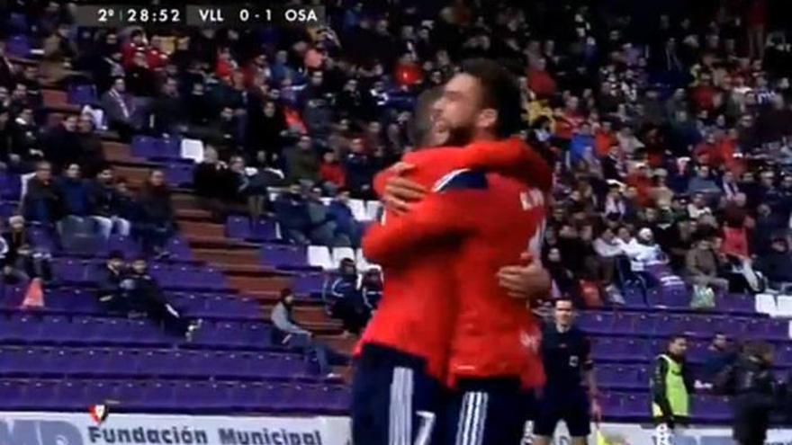Nino mantiene a Osasuna en lo alto de la tabla