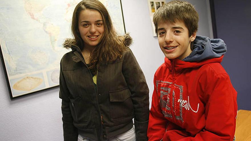 Esquiando sobre las cumbres