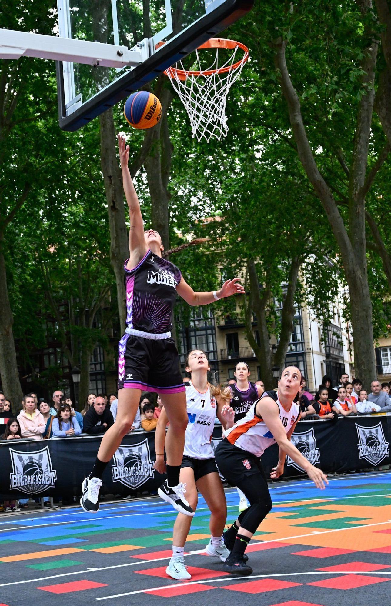 En imágenes: Bilbao se sube al carro del baloncesto 3x3