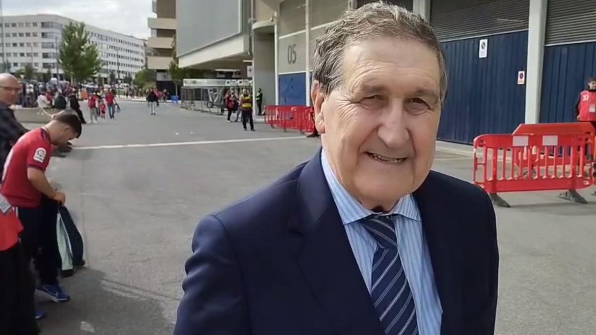 Rafa Marañón, máximo goleador histórico del Espanyol, antes del partido ante Osasuna