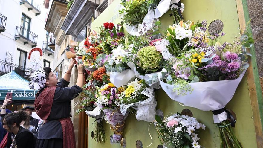 Los txikiteros celebran a la Amatxu con actos durante dos semanas en Bilbao