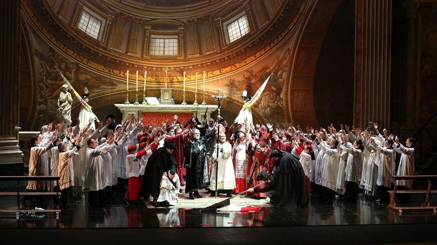 Todo listo para la representación de ‘Tosca’