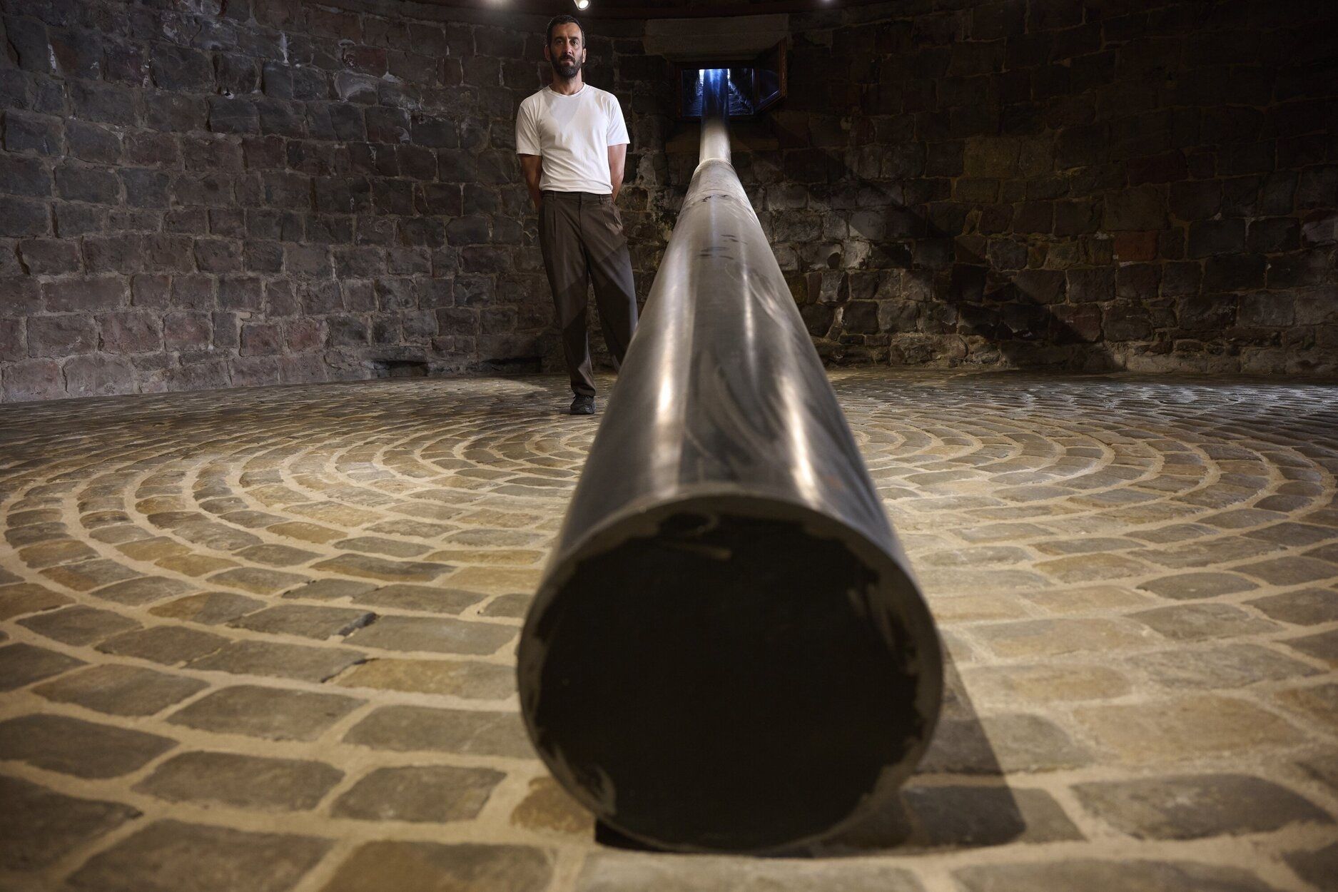Una instalación escultórica de David Mutiloa para el Horno de la Ciudadela