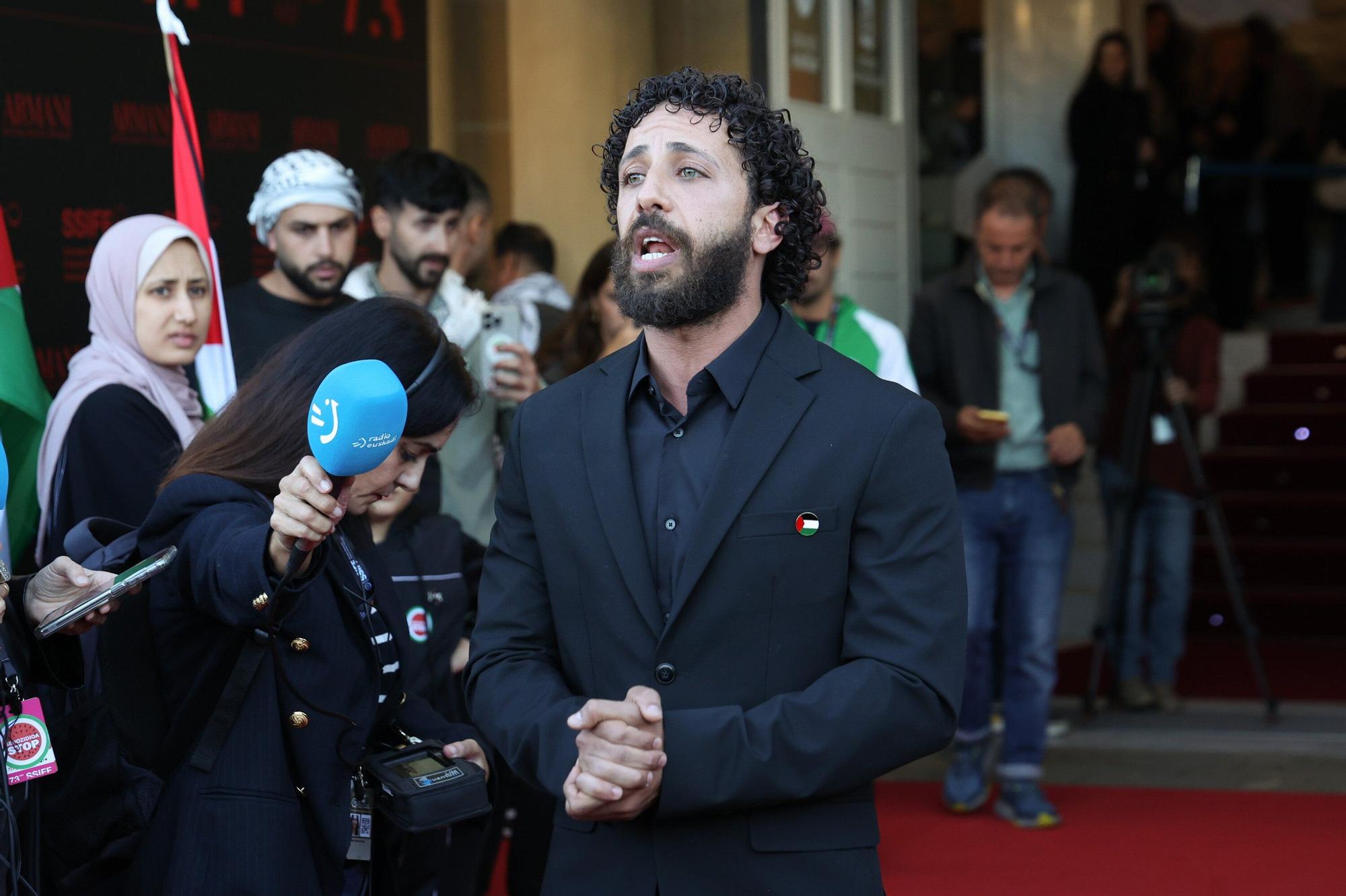 La voz de Hind Rajab | Fotos de la marcha en apoyo a Palestina en Donostia - San Sebastián
