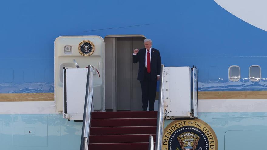 Trump llega a Israel para asistir a la entrega de los rehenes
