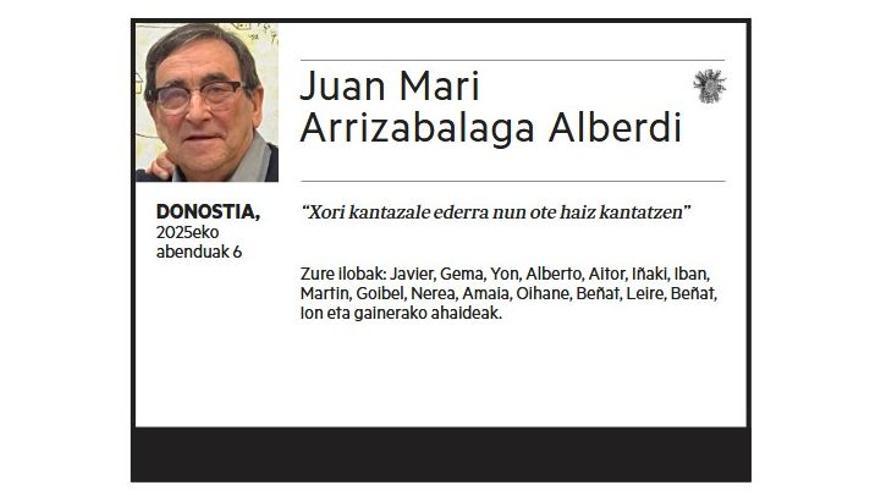 JUAN MARI ARRIZABALAGA ALBERDI