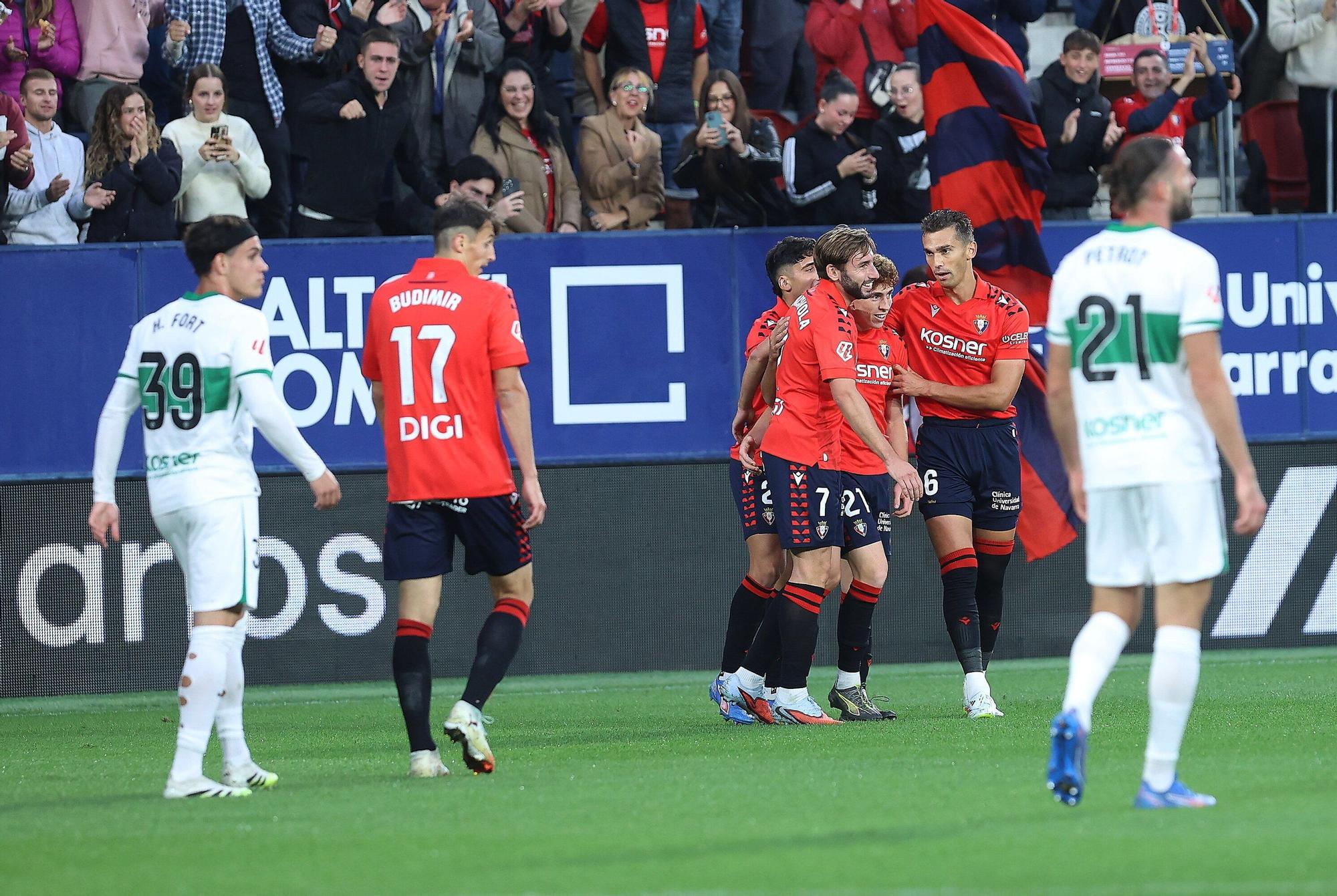 Las mejores imágenes del Osasuna-Elche