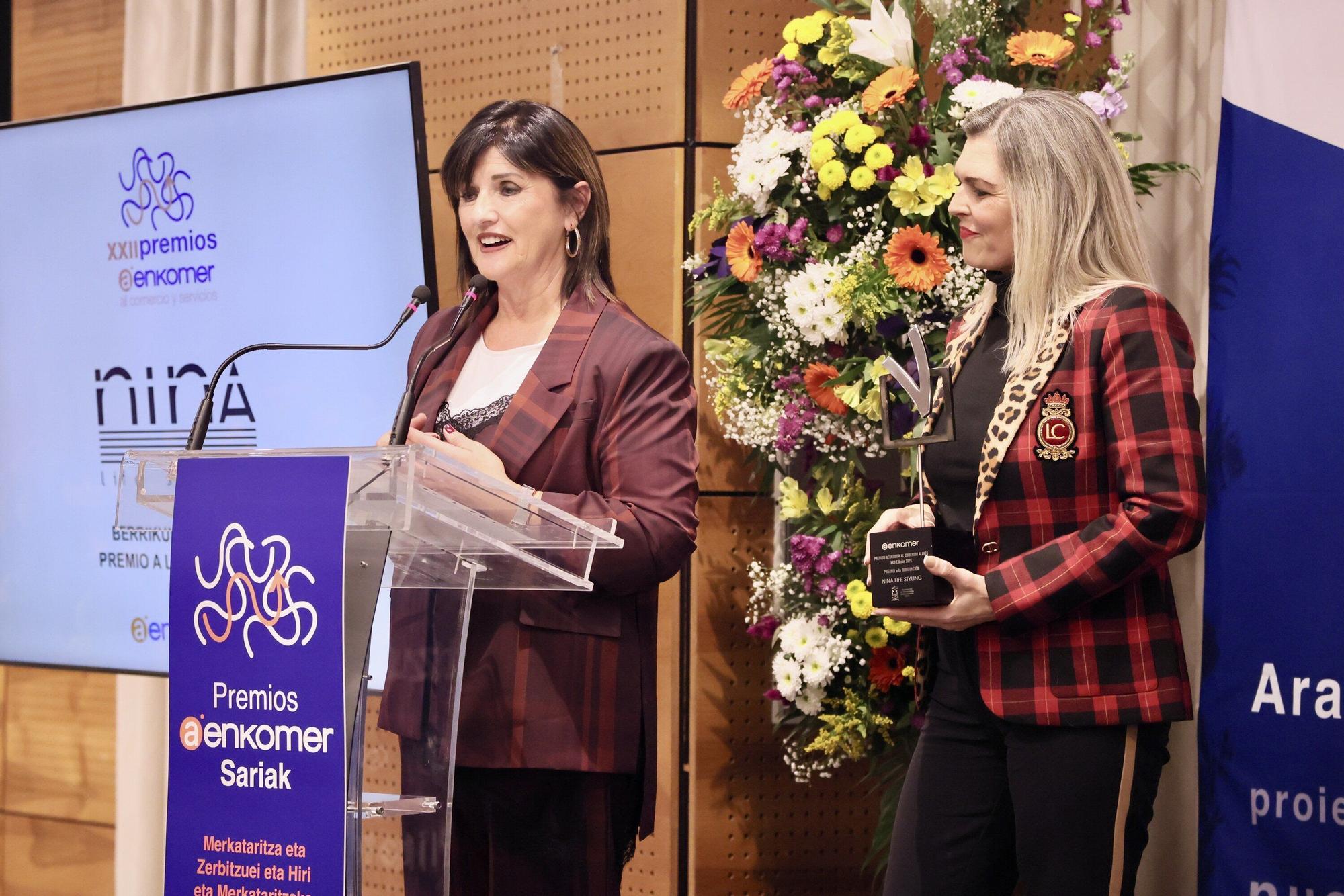 En imágenes: Premios Aenkomer al Comercio y Servicios de Álava