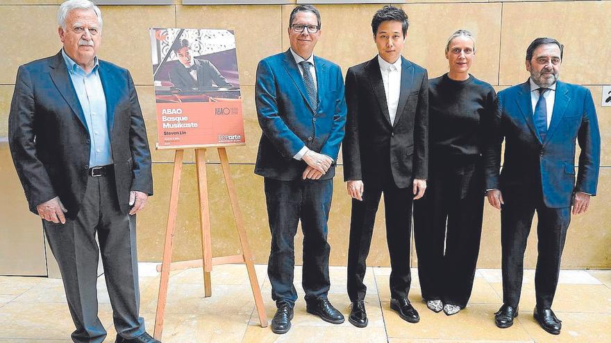 Gala de clausura en Bilbao del primer ABAO Basque Musikaste Festival con Steven Lin al piano