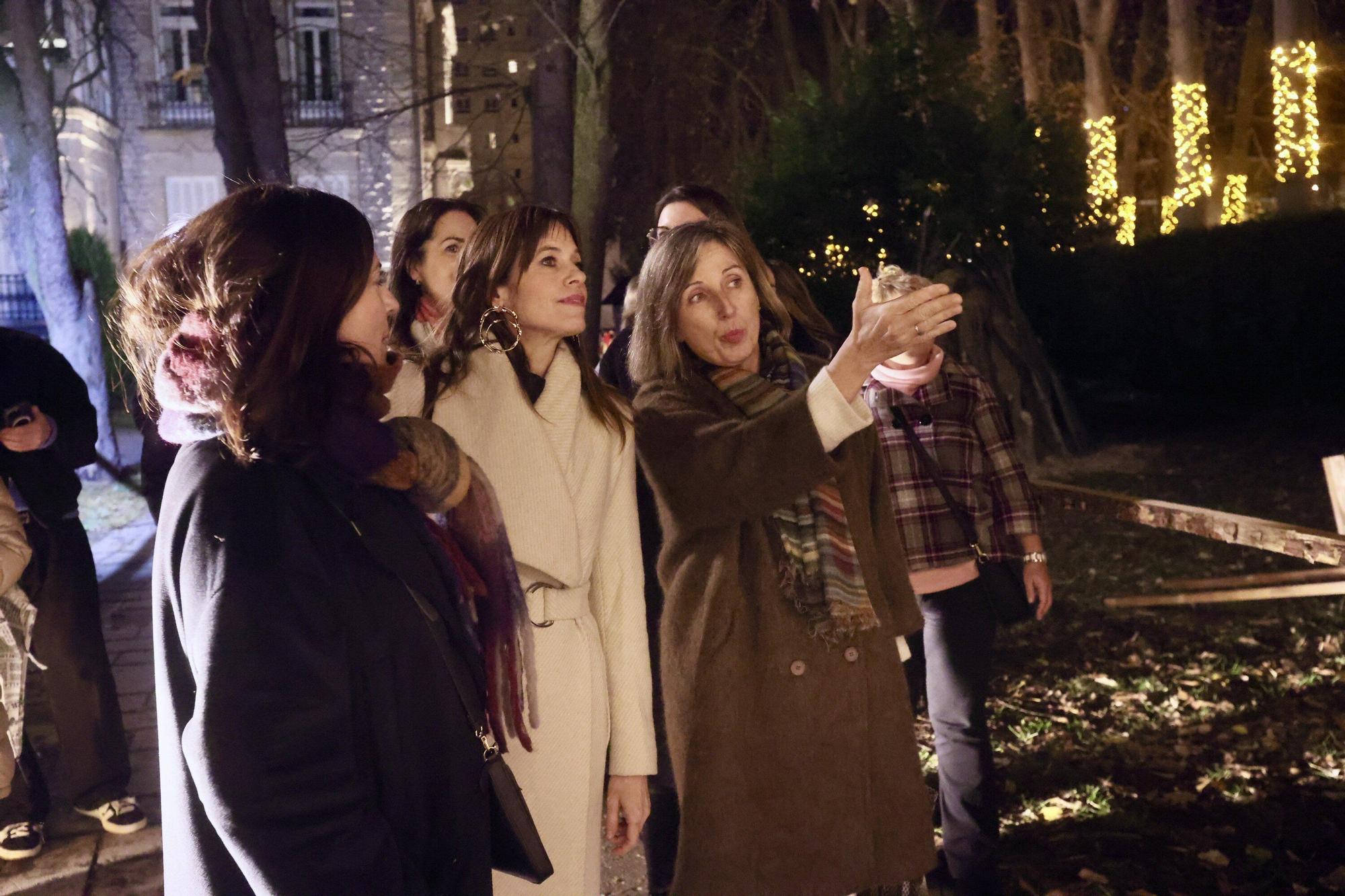 Olentzero se instala en su baserri en el Palacio Zulueta