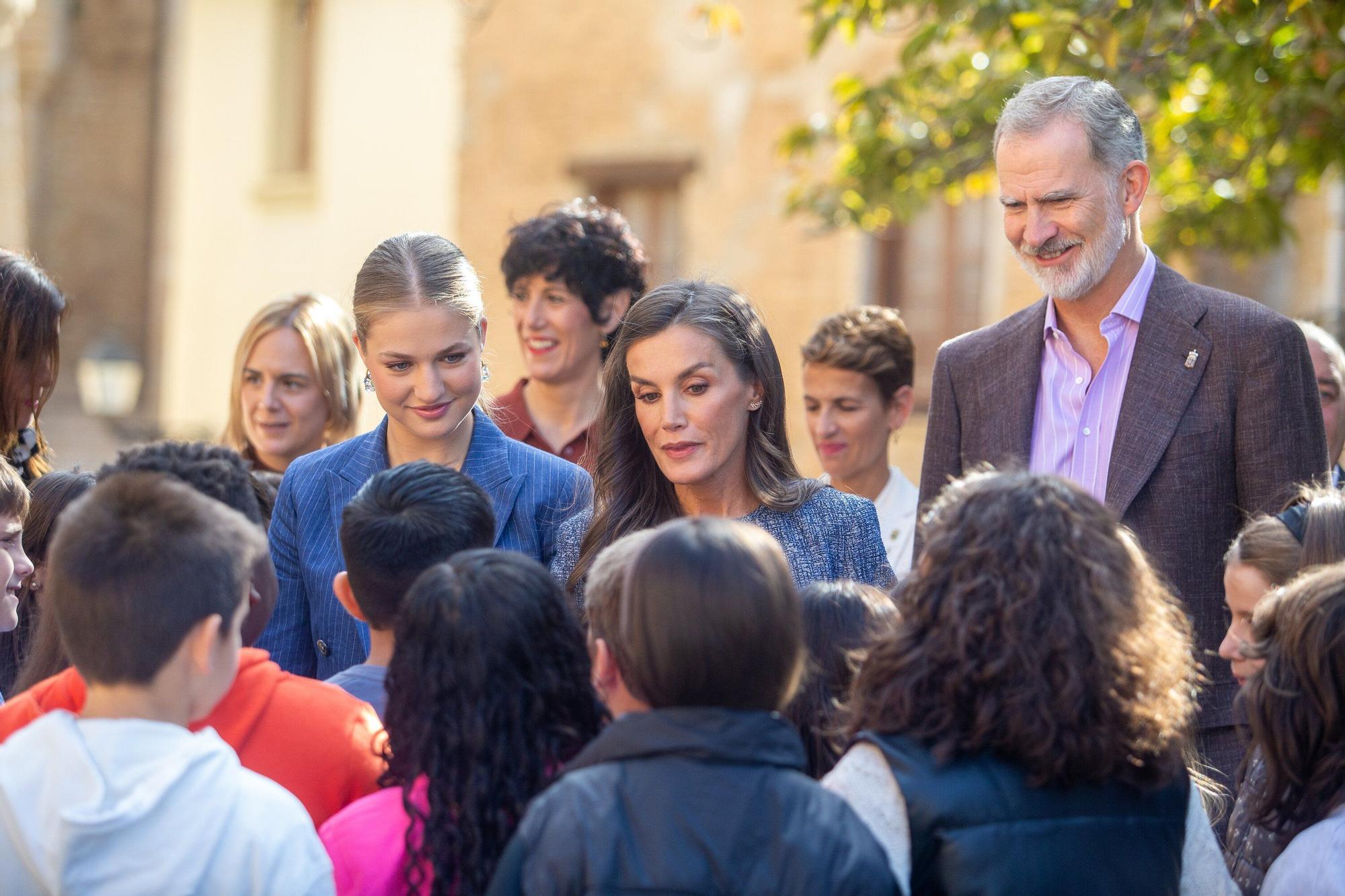 Fotos de la visita de los Reyes a Olite y Tudela