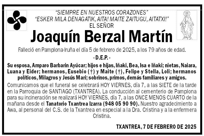 Joaquín Berzal Martín