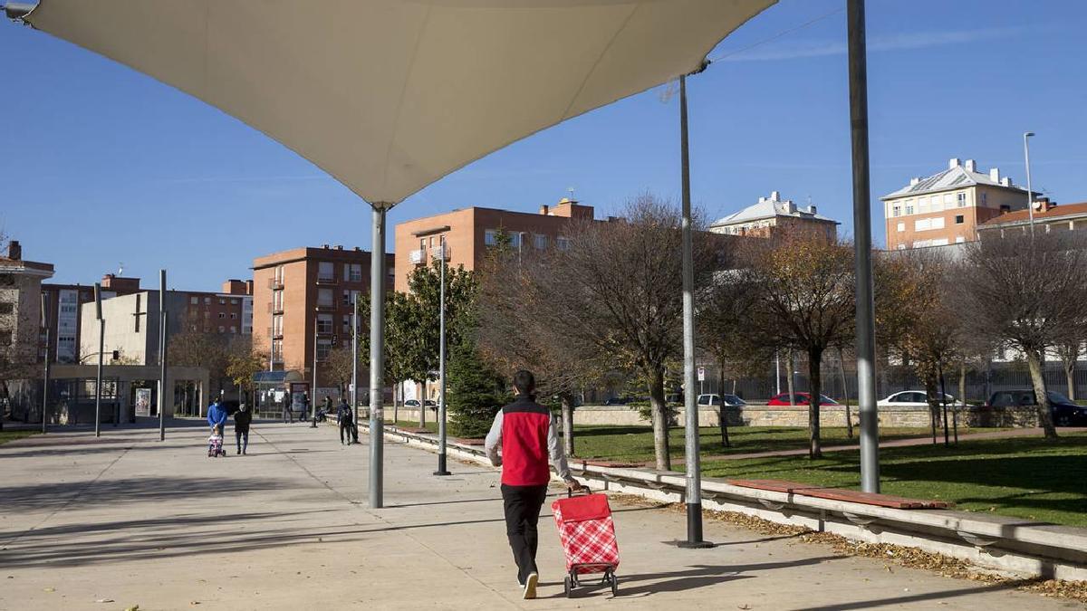 Barrio de San Jorge en Pamplona.