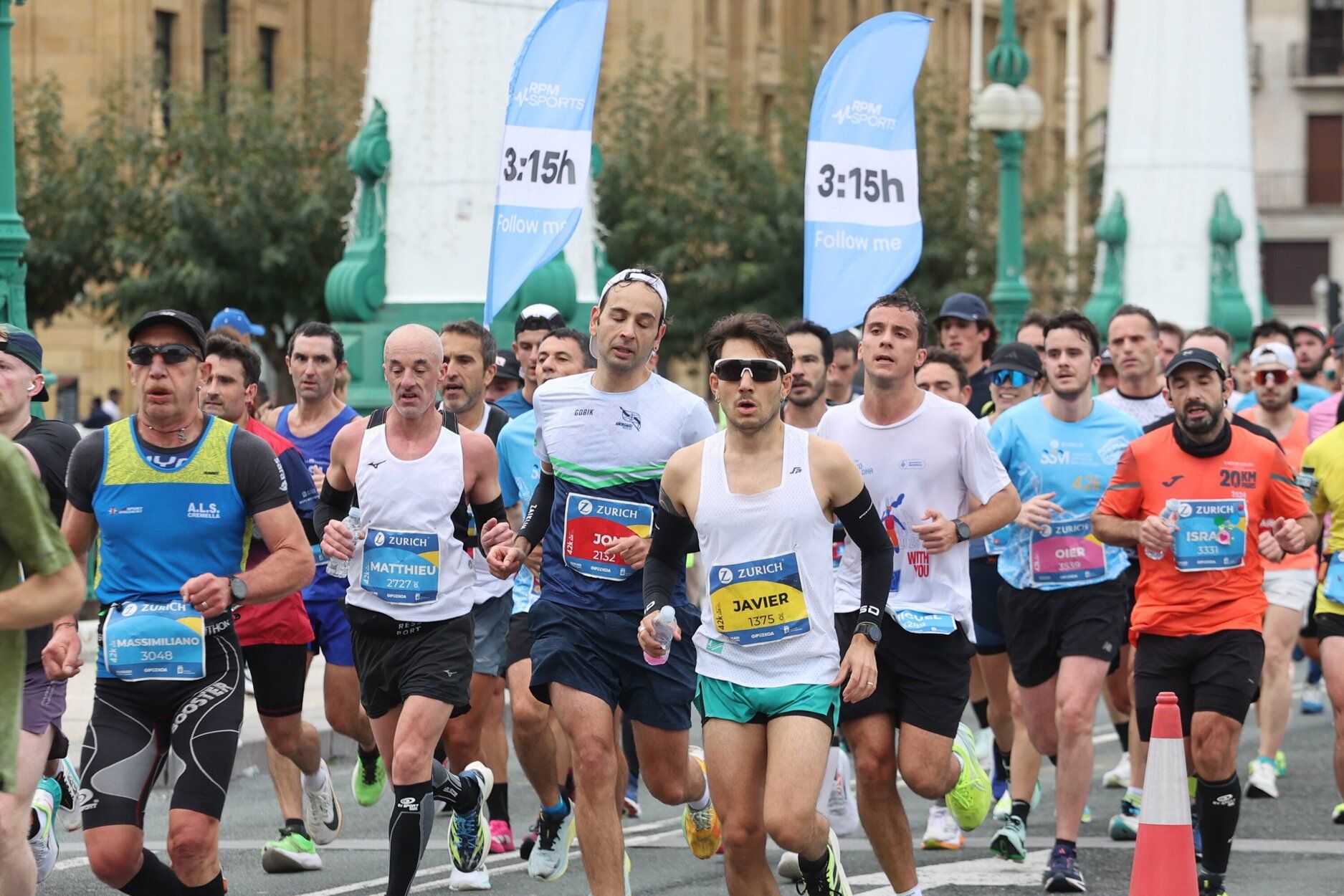 La 46 edición de la Maratón de San Sebastián, en imágenes