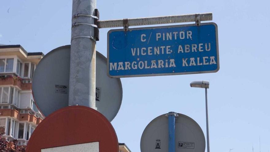 Vitoria cambiará los nombres de calles como Pintor Vicente Abreu y Pintor Carlos Sáenz de Tejada