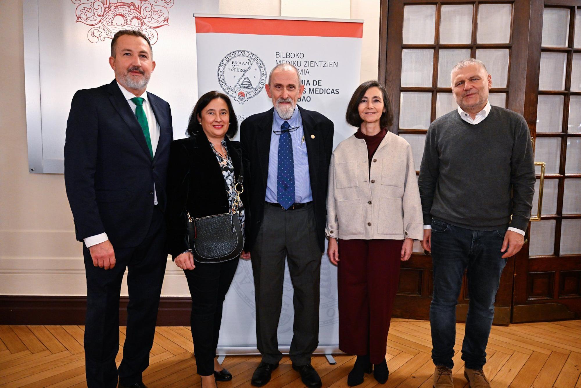 Manuel Quirós, Ana García Arazosa, Ramón Justé, Ana Collía y Javier González Caballero.