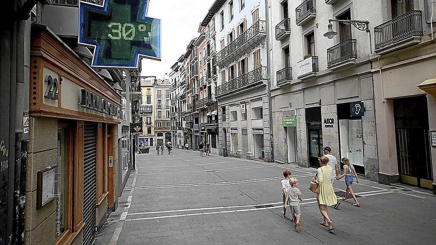 Las temperaturas altas y los cielos poco nubosos en Navarra continuarán hasta el miércoles
