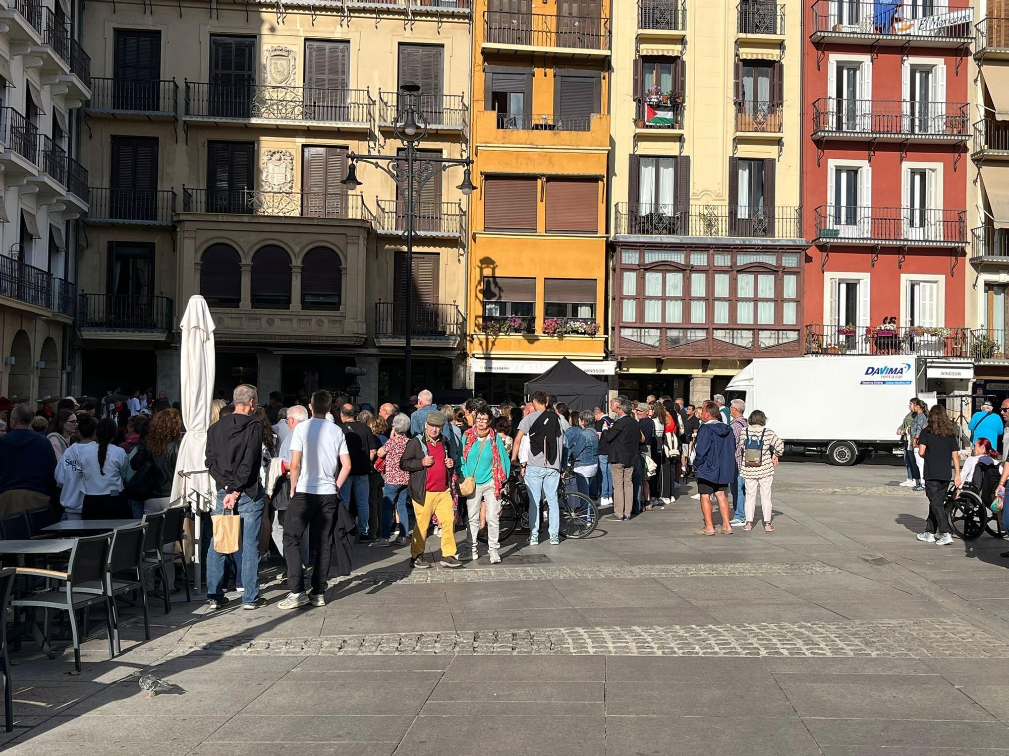 Rodaje de 'Buen camino' en Pamplona