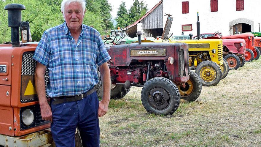 Juantxo, el coleccionista
de tractores del Pirineo