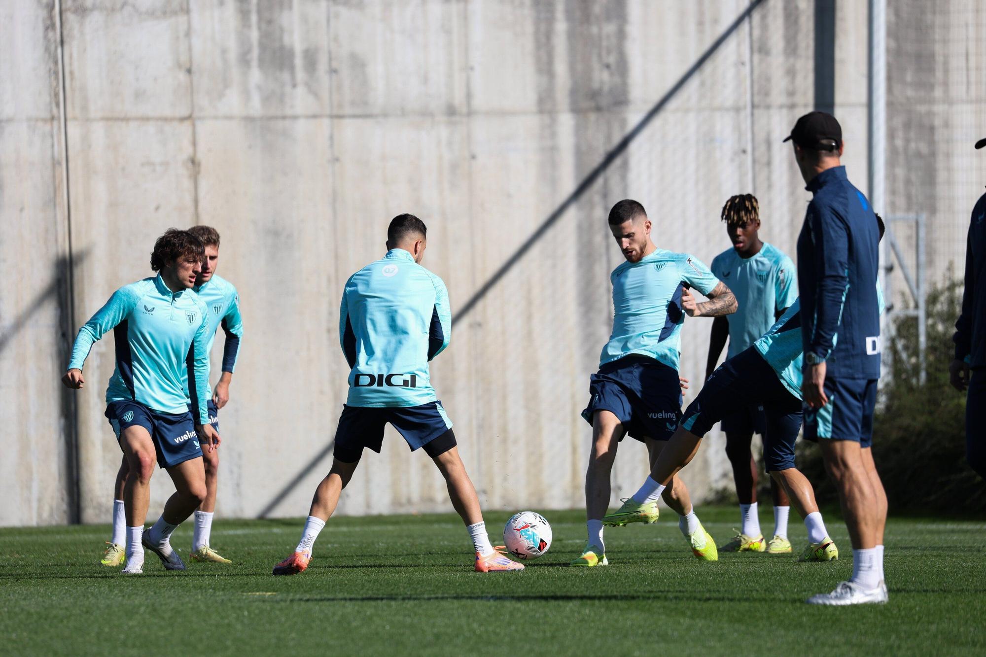 Entrenamiento del Athletic en Lezama