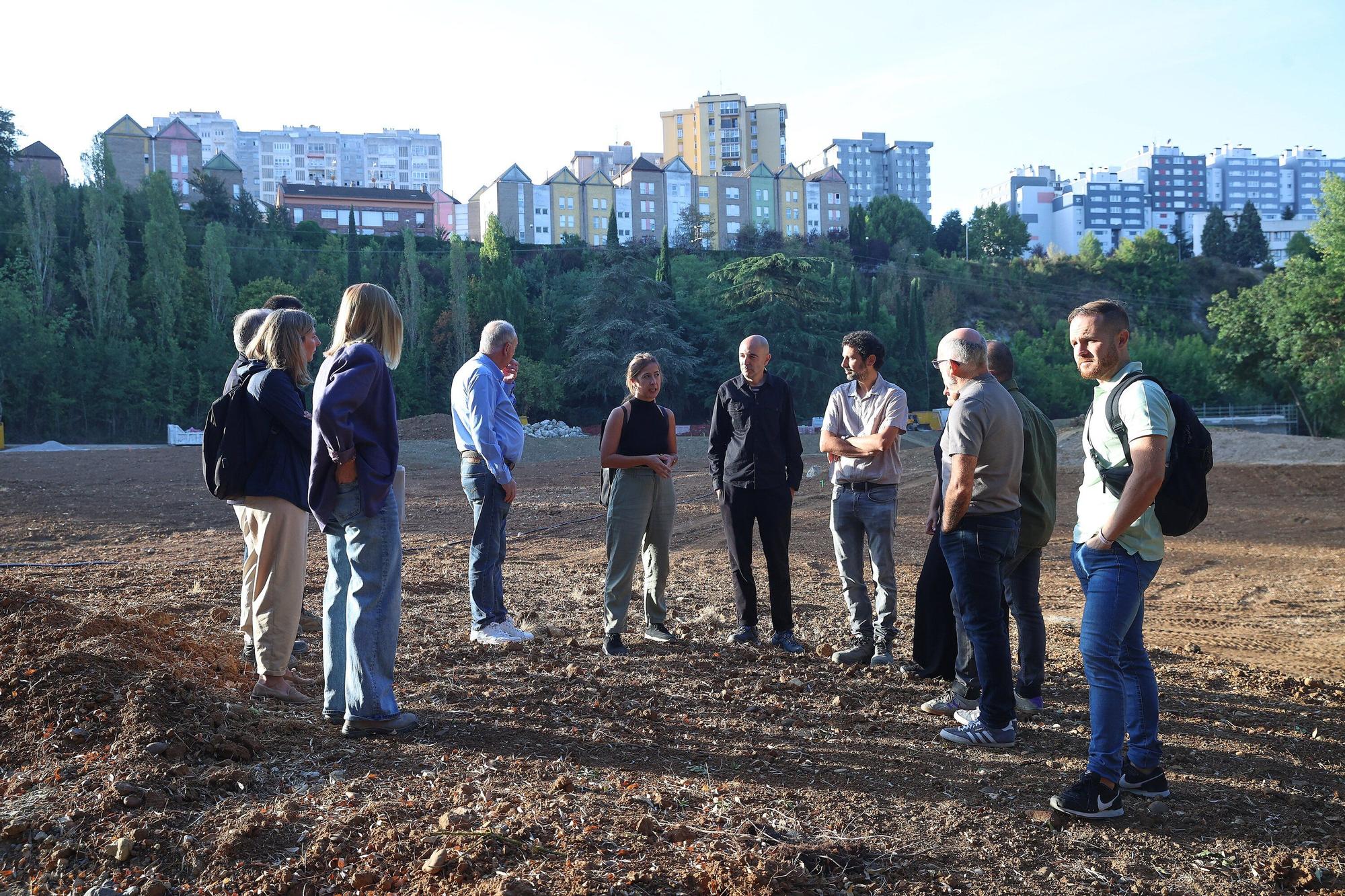 La reserva fluvial del molino de Ilundáin toma forma con la limpieza del canal y los movimientos de tierra