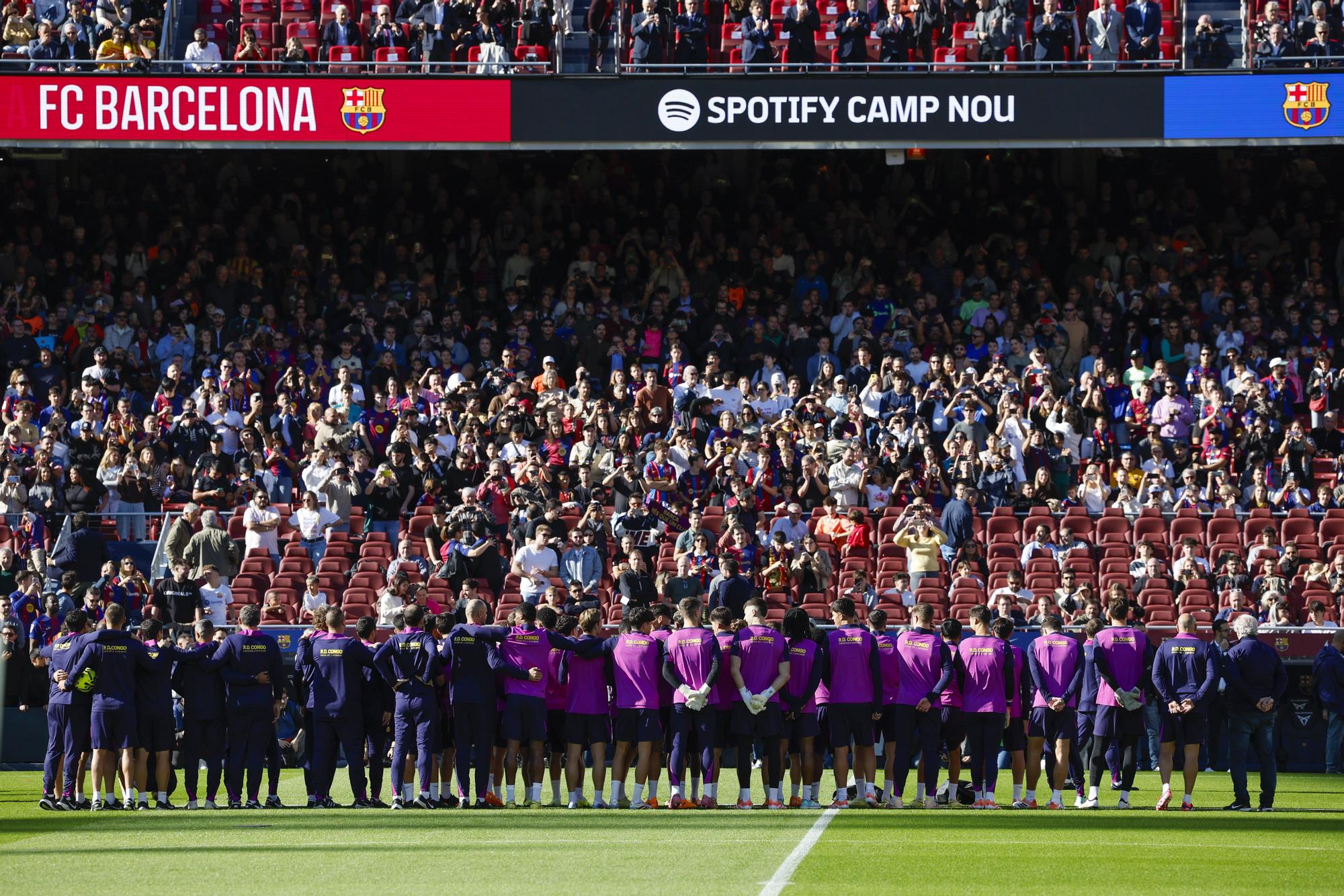 Fotos del nuevo Spotify Camp Nou en el primer día con público