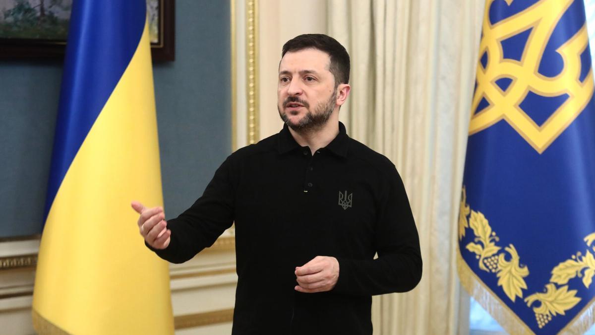 El presidente de Ucrania, Volodimir Zelenski.