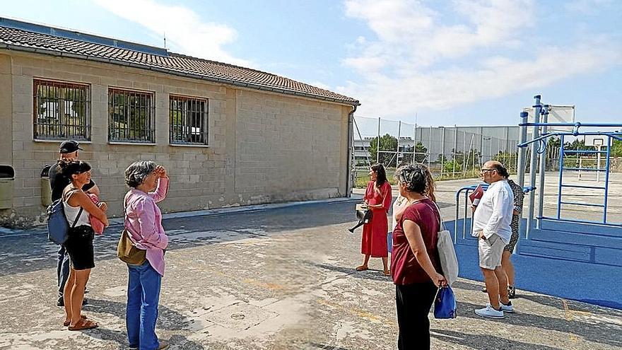 El Colegio Público de Tafalla avanza en el cambio de su patio