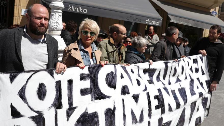 Imagen de archivo de una manifestación de la plataforma &#039;Víctimas de Kote Cabezudo&#039;