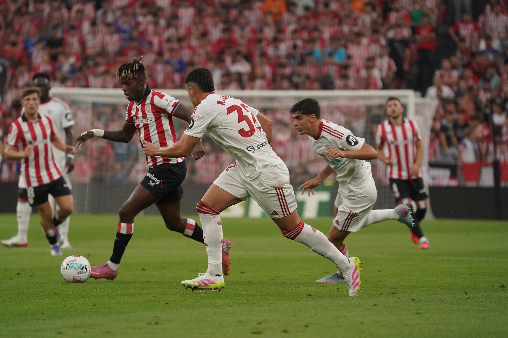 El Athletic-Sevilla, en imágenes