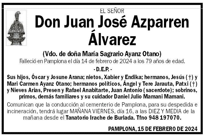 Juan José Azparren Álvarez