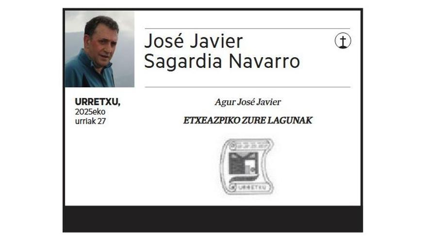 JOSE JAVIER SAGARDIA NAVARRO