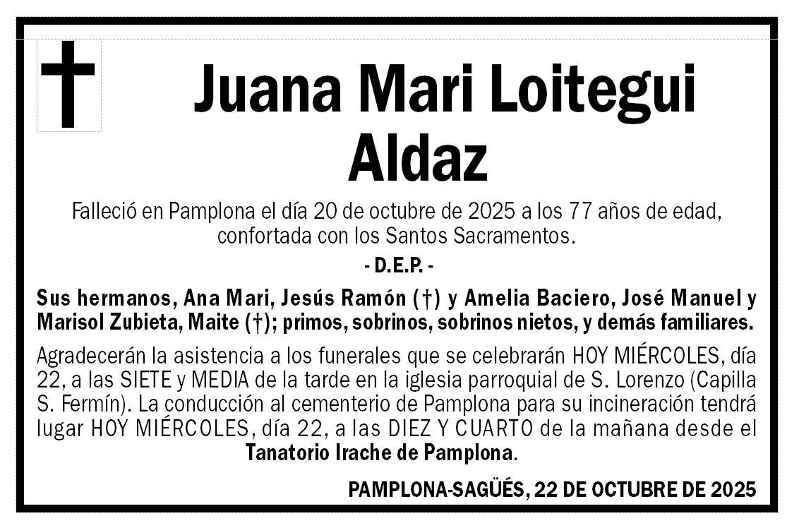 Juana Mari Loitegui Aldaz