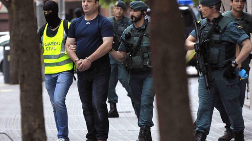 Tomás Miguel Madina Etxebarria, durante su detención.