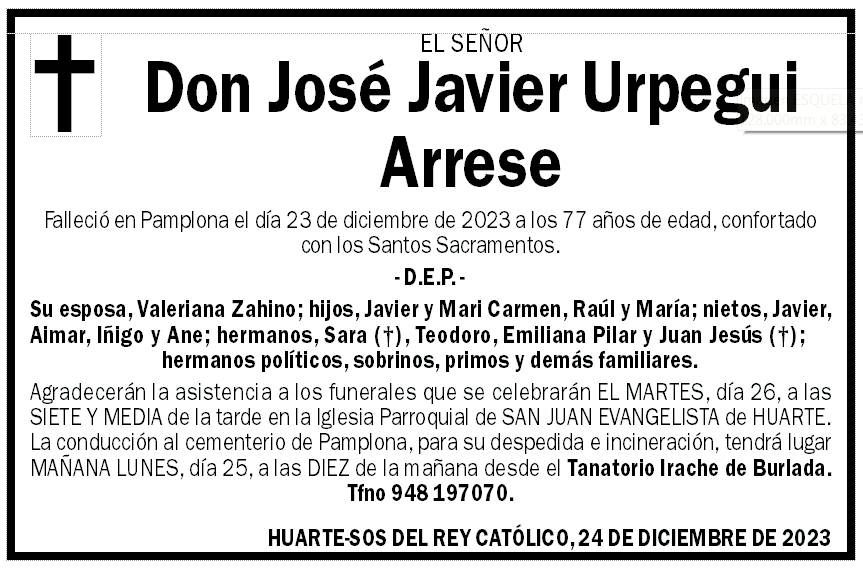 José Javier Urpegui Arrese