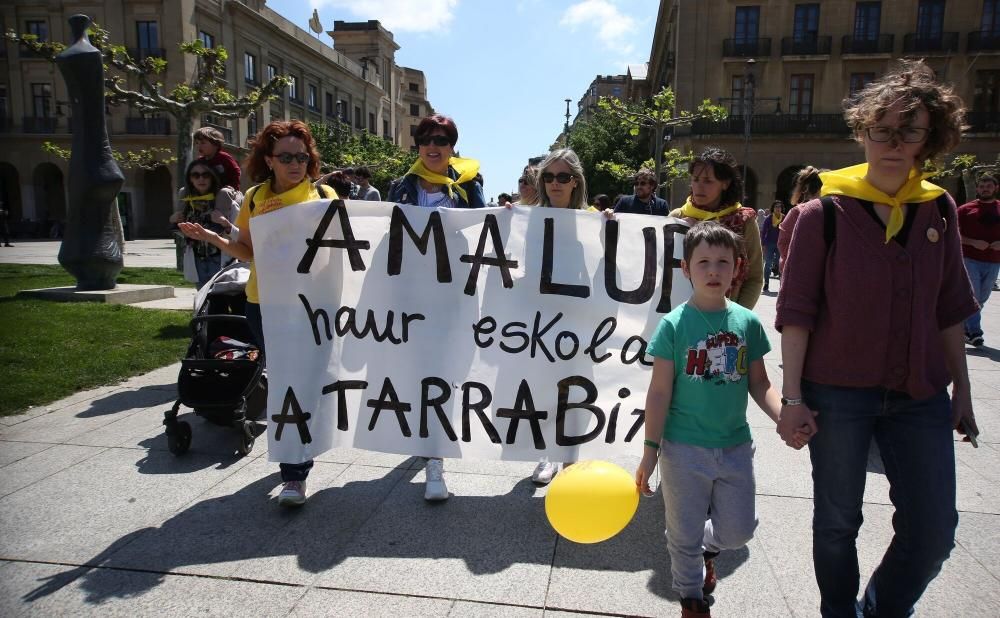 Manifestación de la Plataforma 0-3 de Navarra