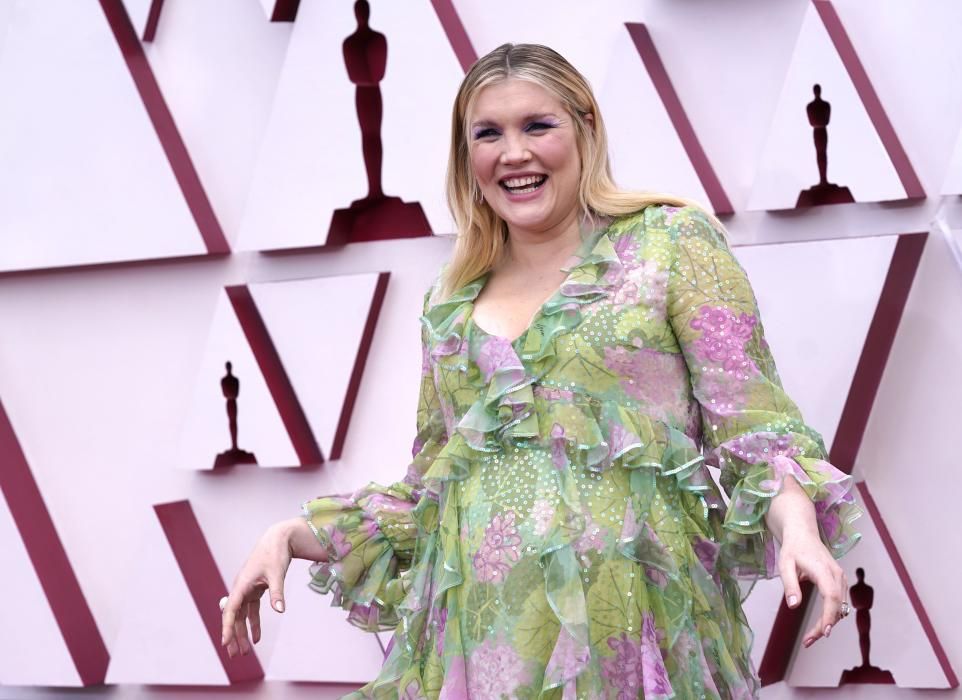 Emerald Fennell, en la alfombra roja de los Oscar