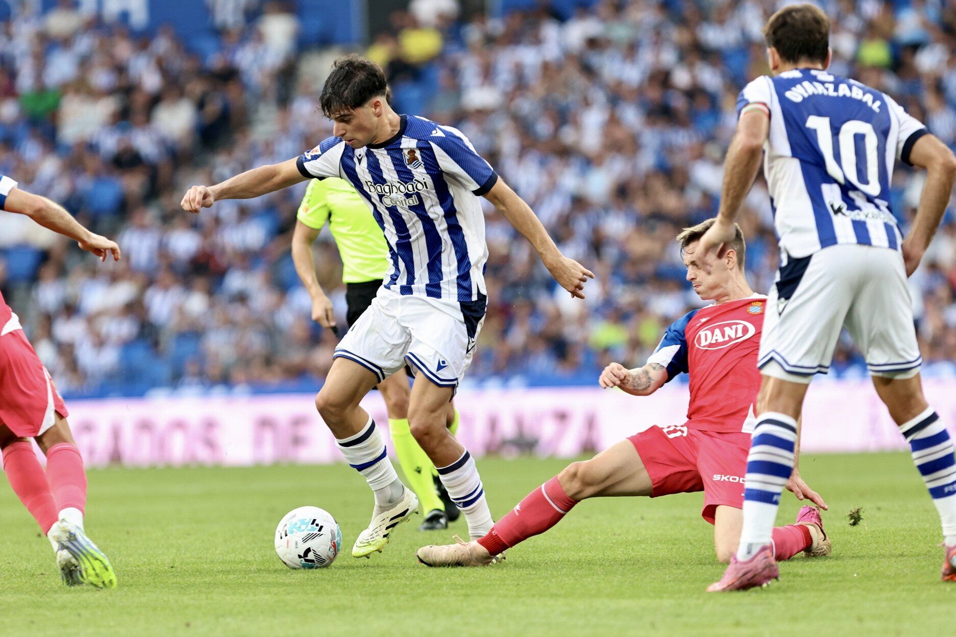 Partido loco en Anoeta de la Real Sociedad y el Espanyol