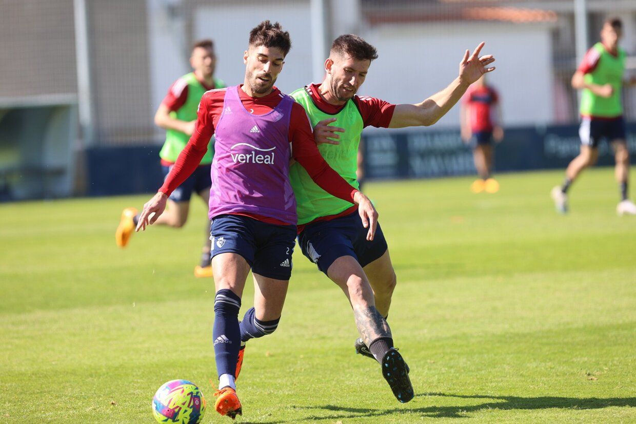 Entrenamiento de Osasuna del 18 de abril