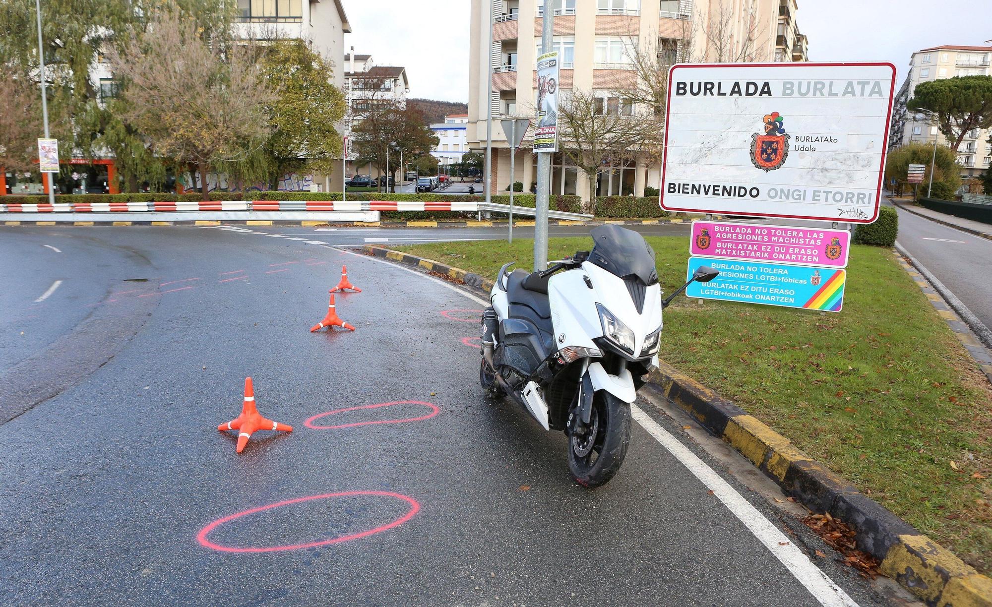 Accidente mortal en Burlada (domingo 30 de noviembre de 2025)
