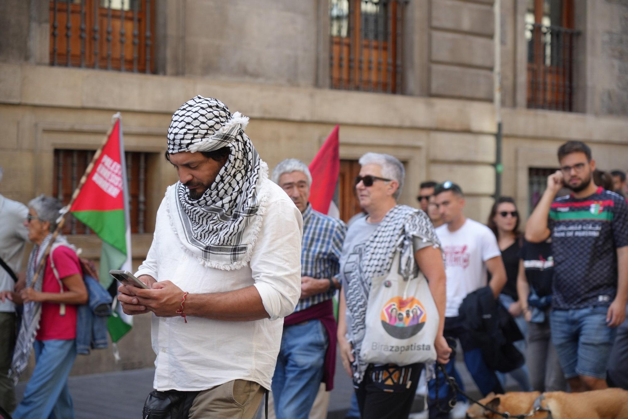 En imágenes: Manifestación en Vitoria-Gasteiz a favor de Palestina