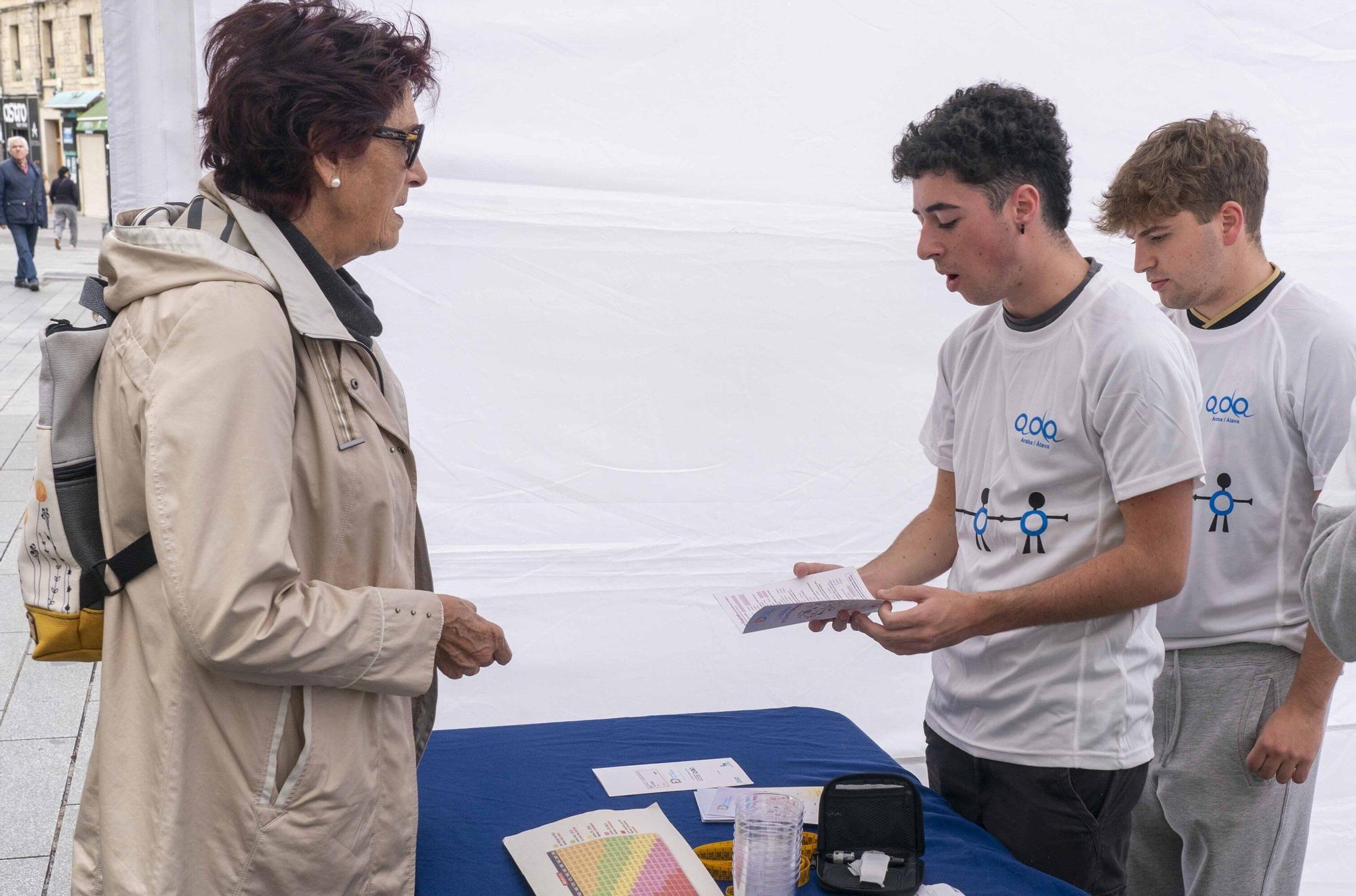 En imágenes: Vitoria se une al día mundial de la diabetes