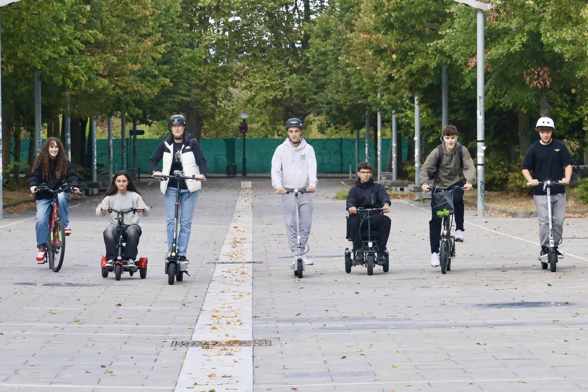 En imágenes: La EHU acoge diferentes actividades de la Semana Europea de la Movilidad