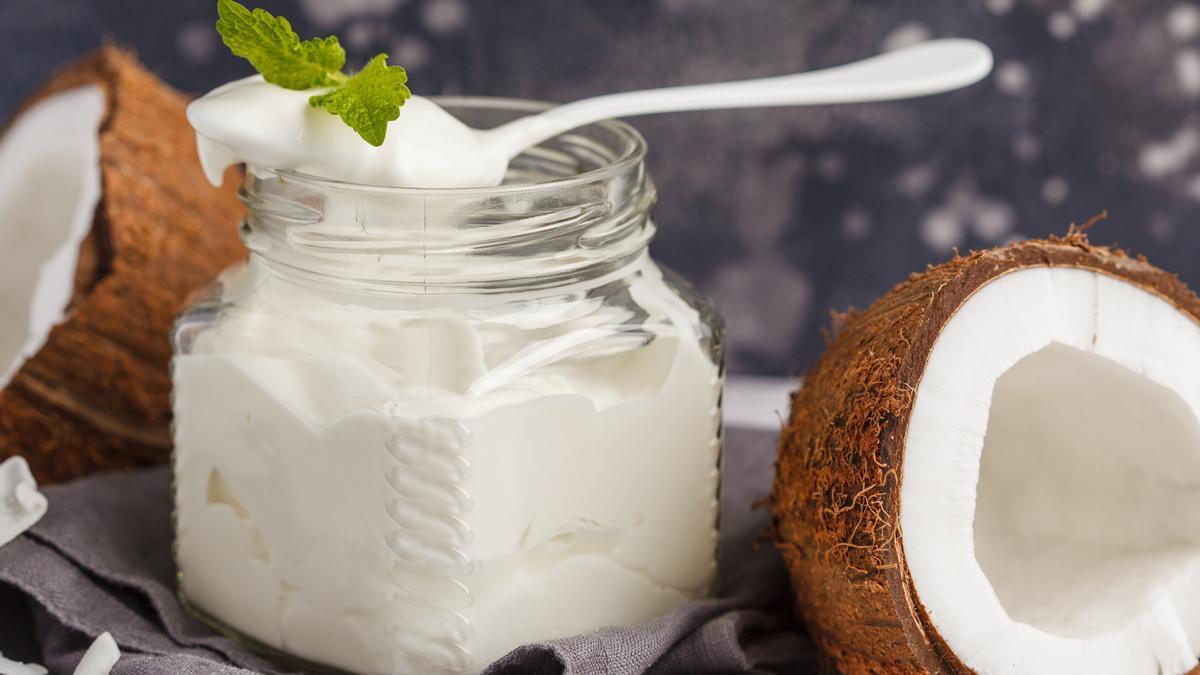 Yogur de coco.