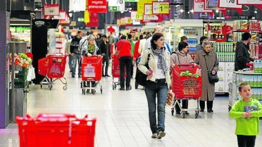 Las ventas  en grandes superficies de Gipuzkoa crecen un 1,8%