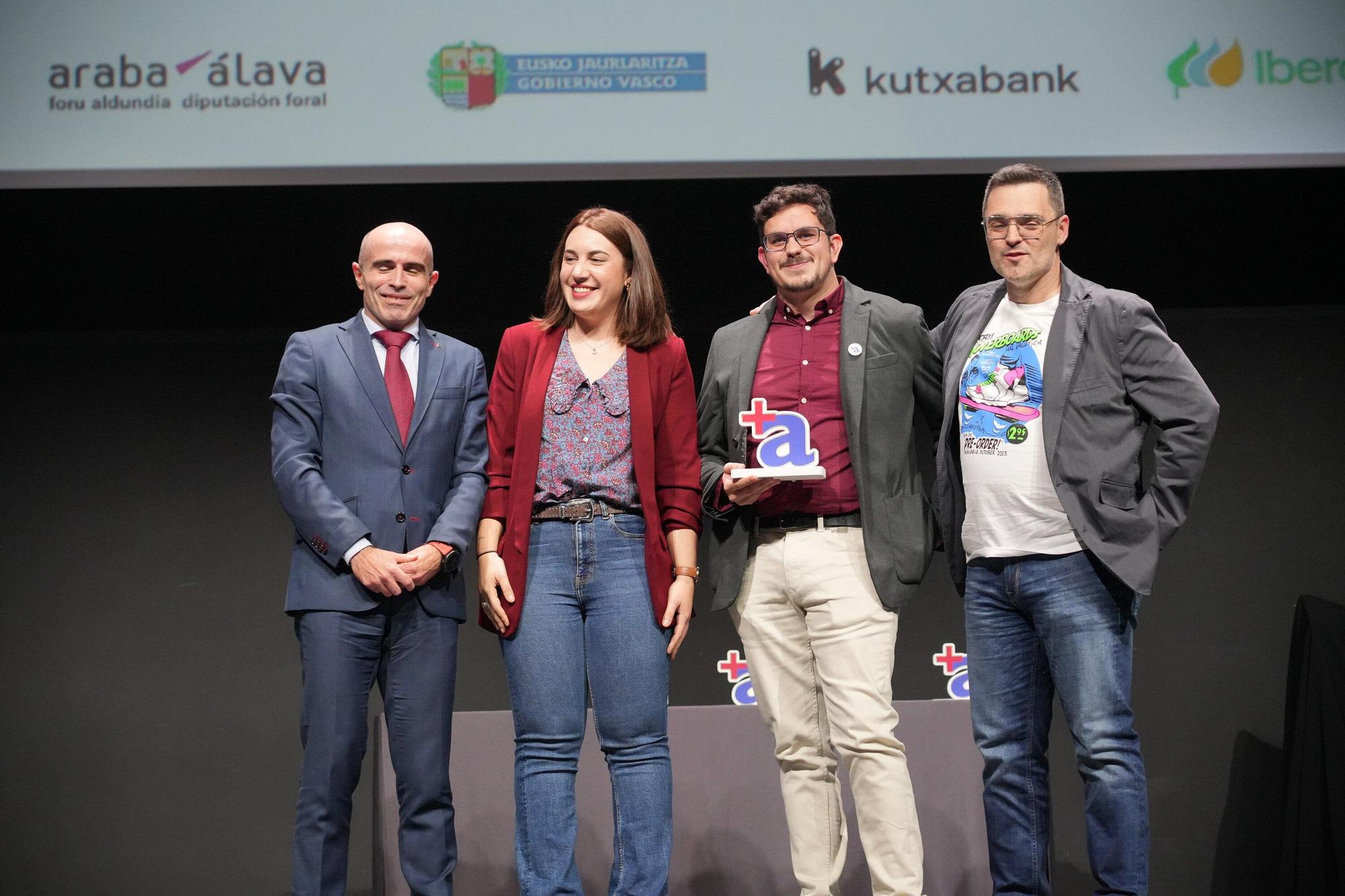 En imágenes: Así ha sido la entrega de los Premios +Álava Sariak