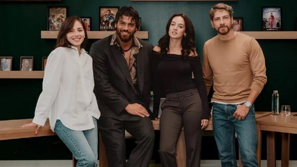 Reparto de la serie &#039;El laberinto de las mariposas&#039;, con Can Yaman