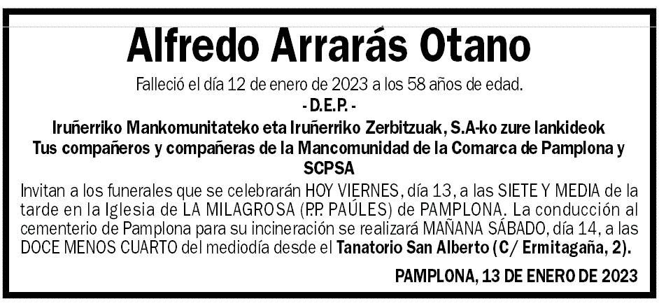 Alfredo Arrarás Otano
