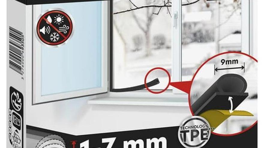 Imagen del burlete negro de termoplástico de Leroy Merlin